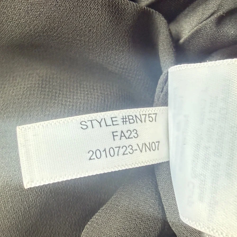 J.Crew Gwyneth pleated slip skirt black size medium